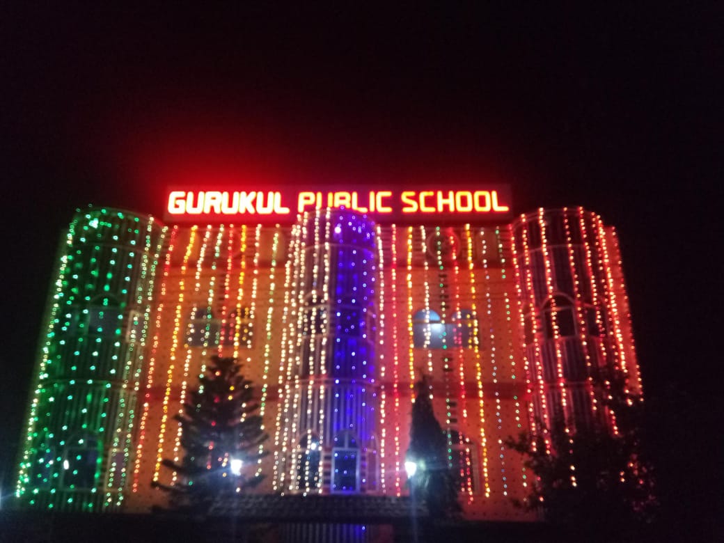 Main School Building on Diwali